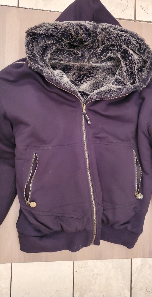 Black reversible jacket